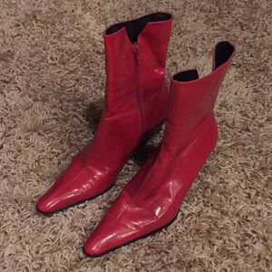 Nine West Red Boots